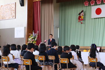 名取市内の小学校で一斉に入学式の画像3