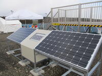太陽光発電体験装置の画像