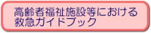 高齢者福祉施設等における救急ガイドライン