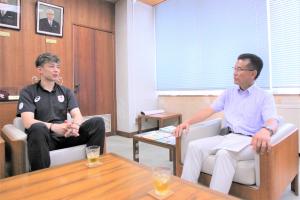 山田市長と対談