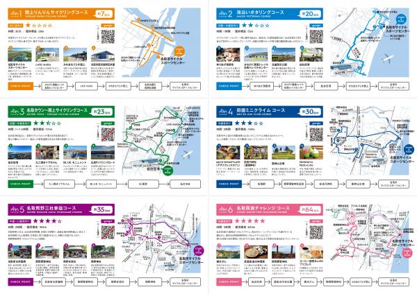 名取サイクリングマップ
