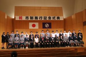 スポーツ顕彰集合写真１