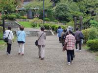 境内散策の様子