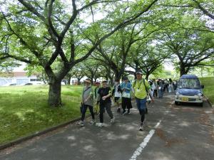 出発時の写真