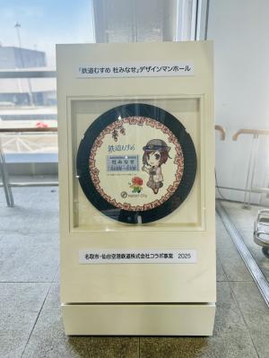 仙台空港駅展示