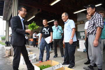 【第1回】「上余田芹出荷組合」の皆さんと移動懇談会の画像