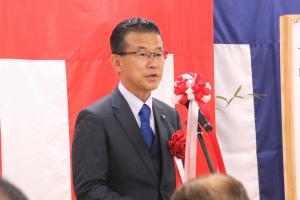 山田市長　祝辞