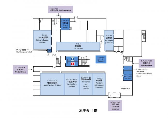 1階フロアマップ