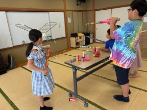 那智こども大学、夏まつりのお店決め体験
