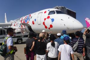 航空機見学