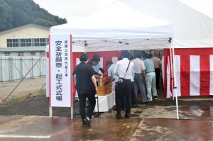 安全祈願祭・起工式会場
