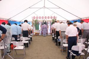 安全祈願祭・起工式