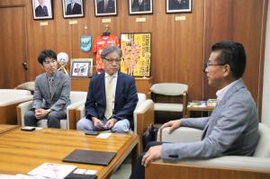 山田市長と懇談２