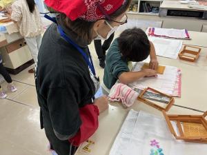 こども大学和紙作り4