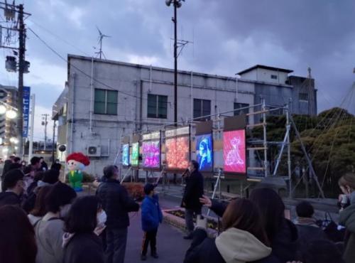 光のストリートアート展2023開催状況１