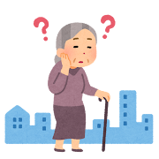 道に迷っている女性