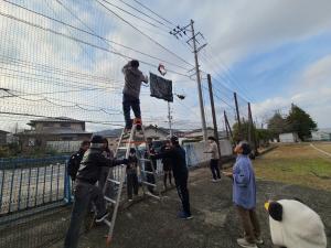 イルミネーション作業