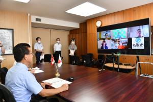 オンラインミーティングの全体の様子