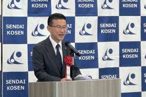 新棟完成披露式典 山田市長祝辞