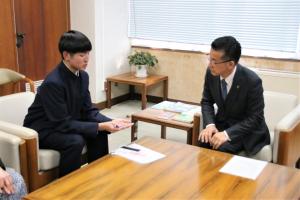 戸羽奏太さんの奨励賞メダル拝見