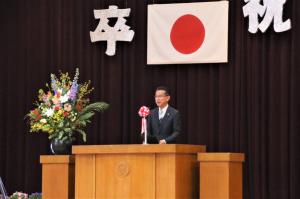 山田市長お祝いの言葉