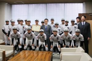 山田市長と記念撮影