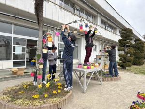 フラワーアーチづくり