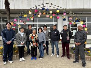 フラワーアーチづくり