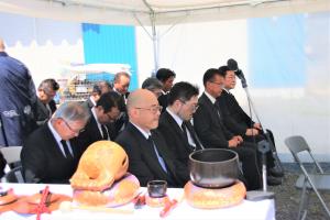山田市長供養祭参列
