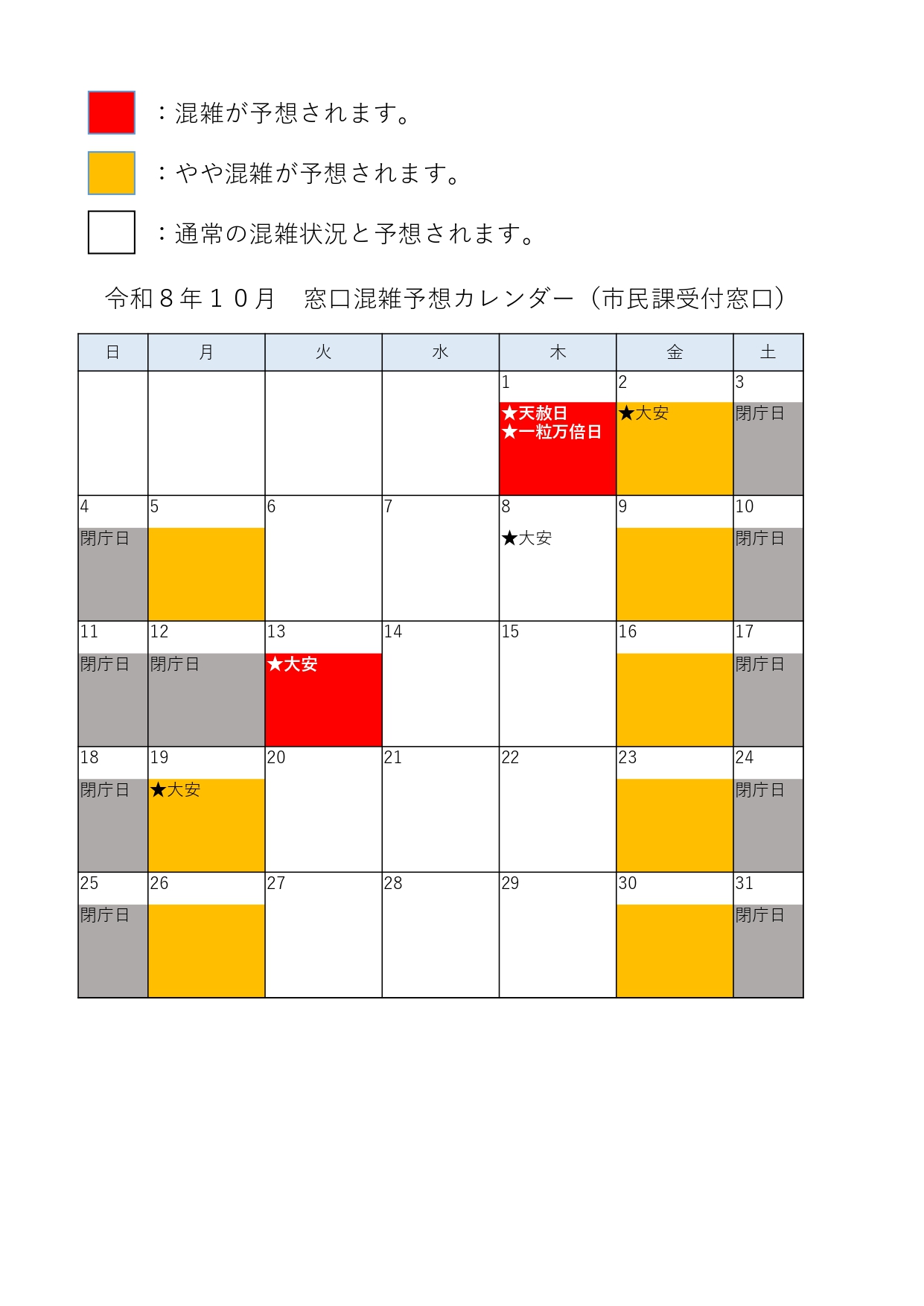混雑予測データ(R8月10日)