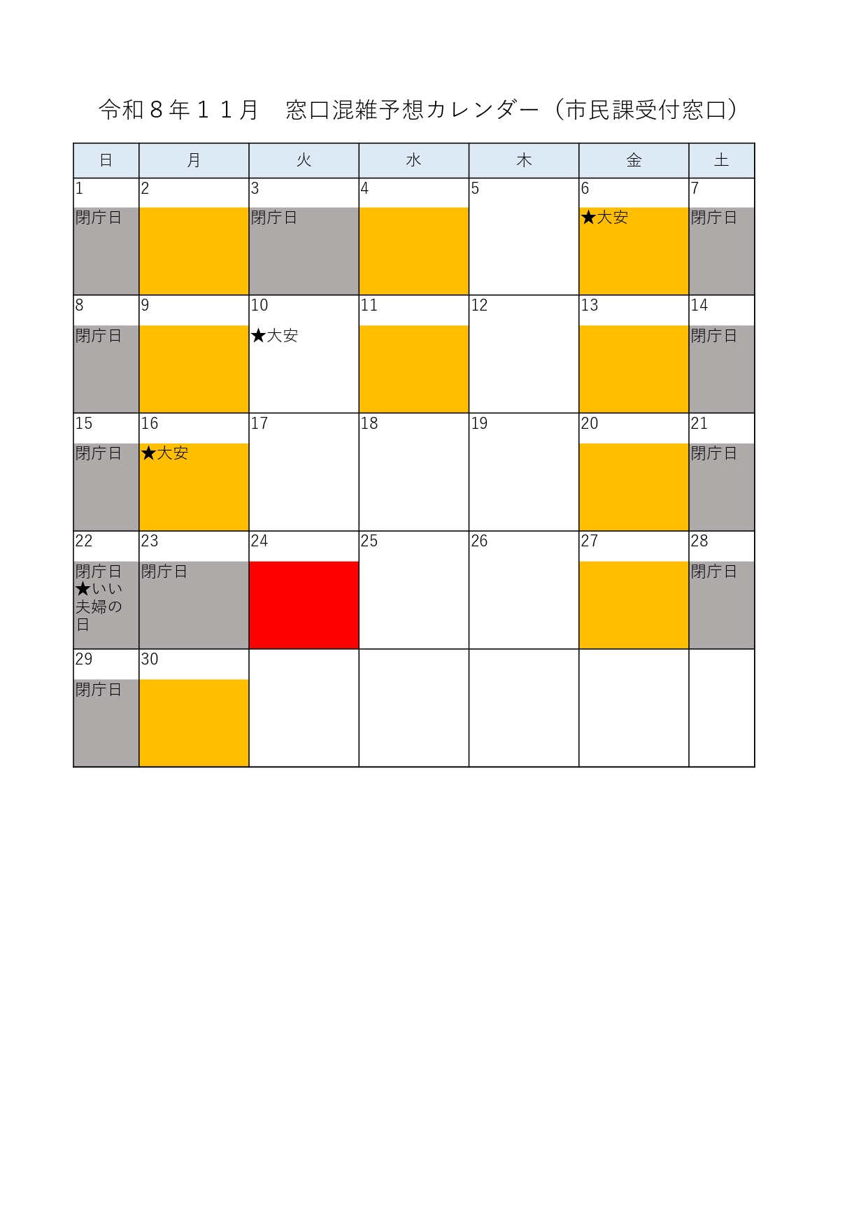 混雑予測データ(R8月11日)