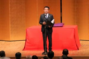 山田市長開会の挨拶