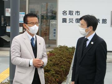 (令和5年4月26日）国土交通省官房審議官が来訪されました。の画像1