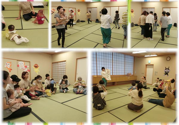「わらべうた」と「ふれあい遊び」の画像