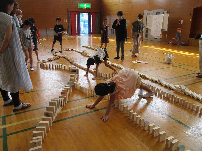 「公民館でやってみよう！手づくりドミノ大会」の画像9