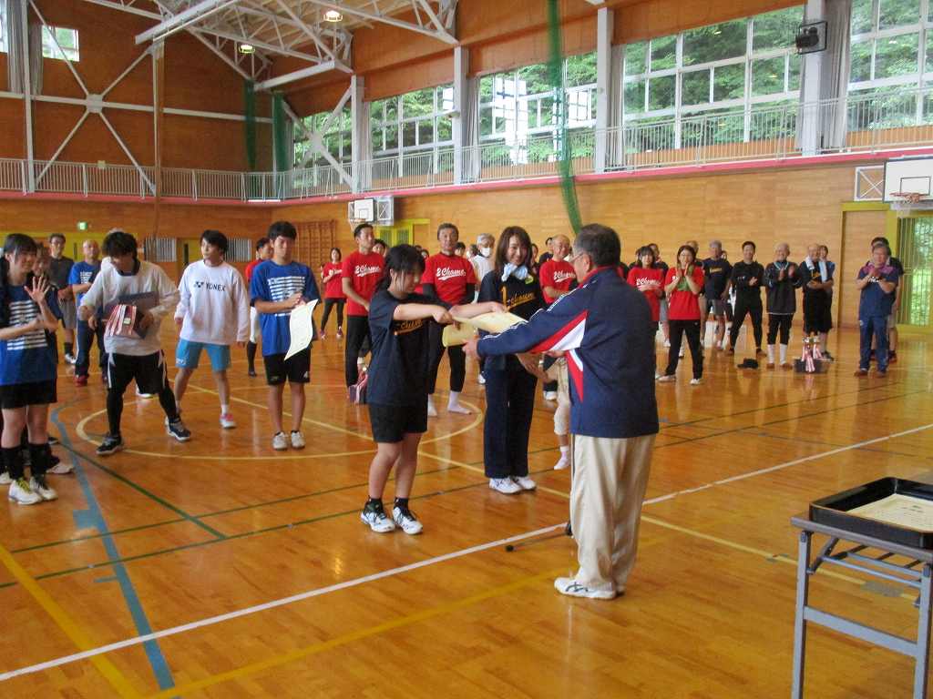 ソフトバレーボール女子の部　優勝　一丁目町内会さんの画像