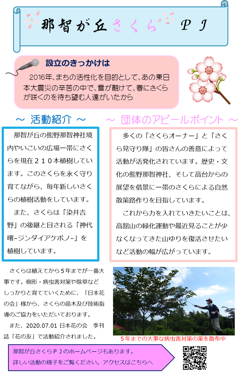 那智が丘さくらPj（プロジェクト）の画像1