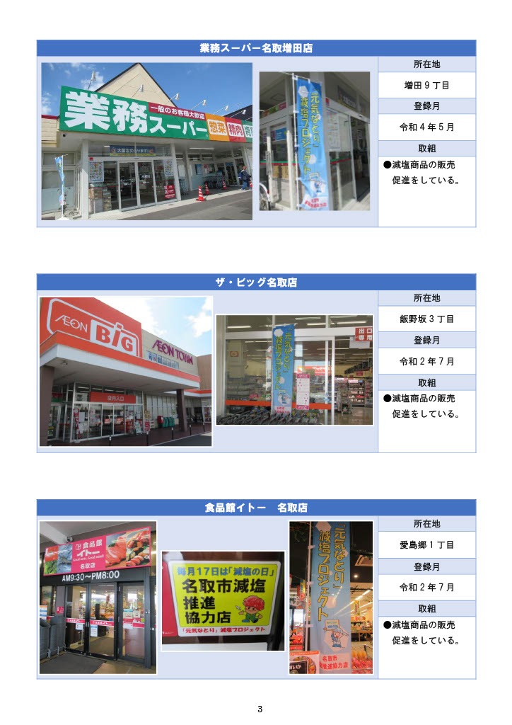 名取市減塩推進協力店のご紹介の画像3