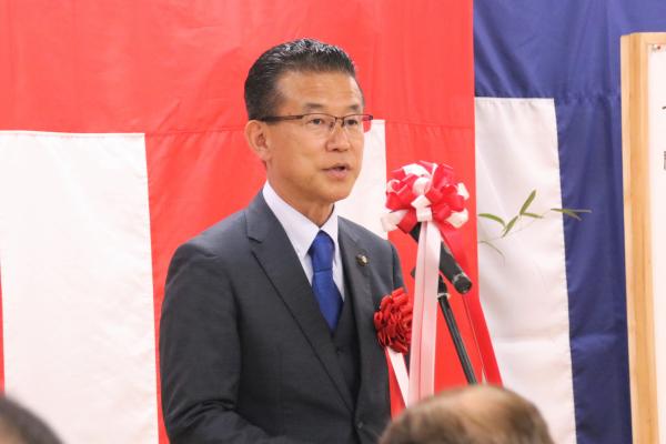 山田市長　祝辞