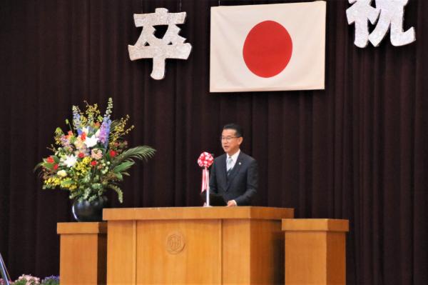 山田市長お祝いの言葉