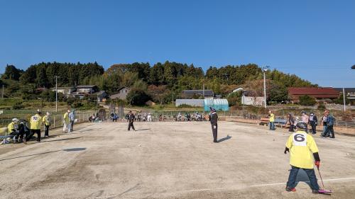 令和5年度ゲートボール大会(愛老連大会と共催)の様子